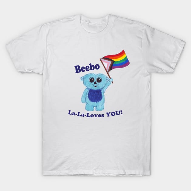 Beebo Loves You! T-Shirt by AlieBlackArt